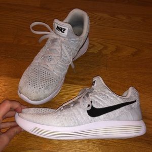 Gray/White Nike Sneakers